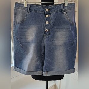 Denim Blue Women's Shorts